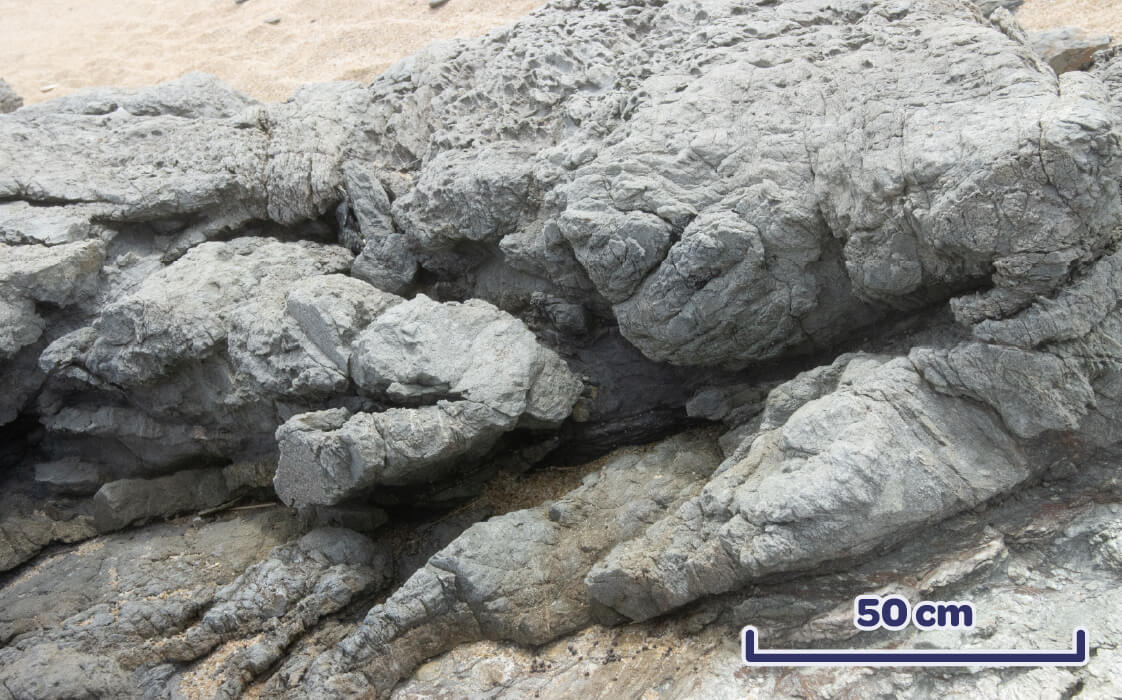 Isoclinally folded block