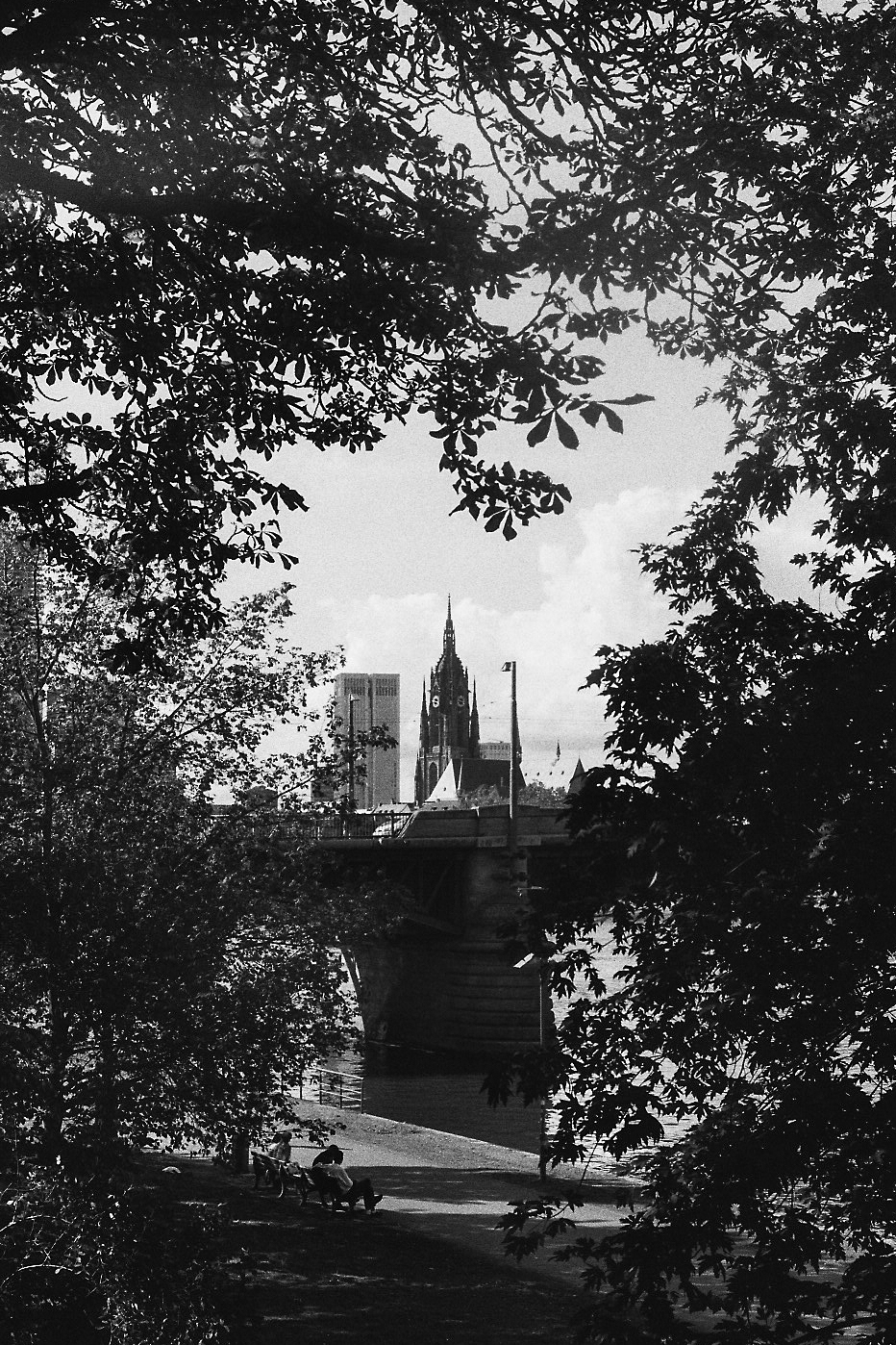 A view towards Frankfurt Dom