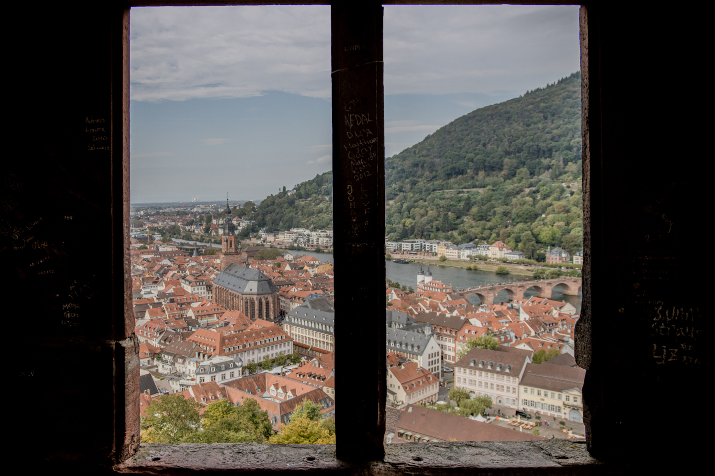 Heidelberg in a frame